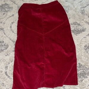 Womens Stretch Corduroy Bodycon Pencil Skirt